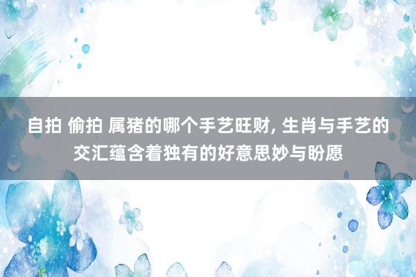 自拍 偷拍 属猪的哪个手艺旺财, 生肖与手艺的交汇蕴含着独有